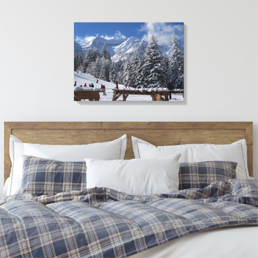 Im Sundance Resort in Utah Leinwanddruck (Insitu (Schlafzimmer))