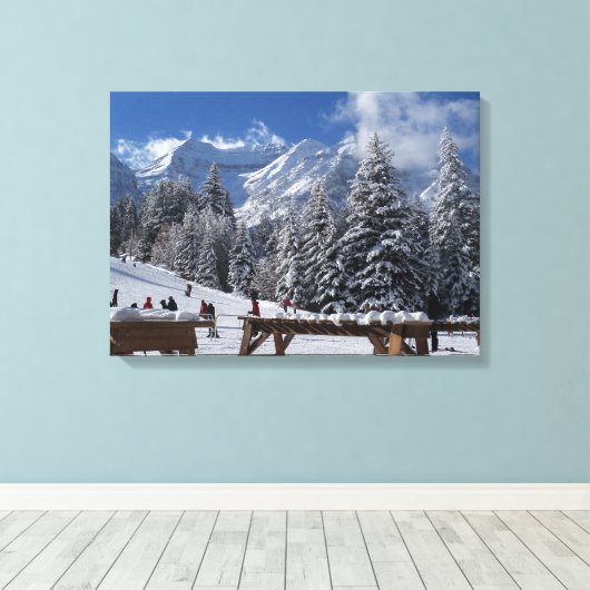 Im Sundance Resort in Utah Leinwanddruck (Insitu (Holzboden))