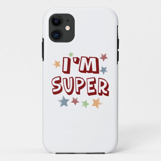 Im Super with Stars Case-Mate iPhone Hülle (Rückseite)
