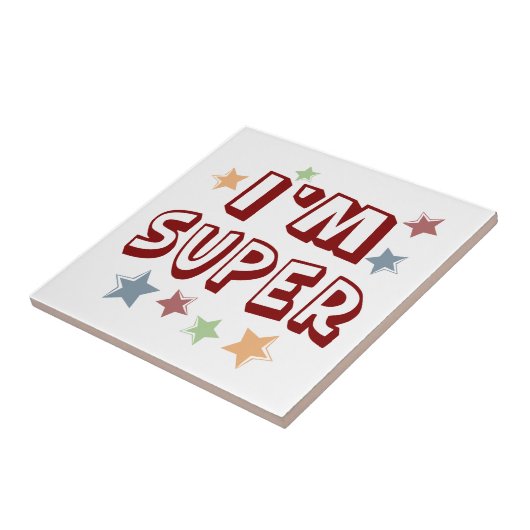 Im Super with Stars Fliese (Seite)