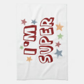 Im Super with Stars Handtuch (Vertikal)