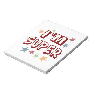 Im Super with Stars Notizblock