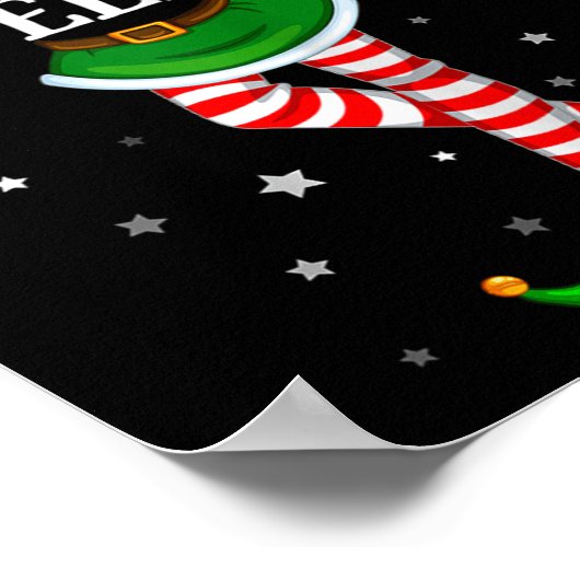 Im Sy Elf passt Weihnachten für junge Mädchen Ki Poster (Ecke)