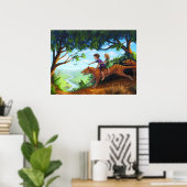 Im Tal der Megafauna Poster (Heimbüro)