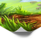 Im Tal der Megafauna Poster (Ecke)
