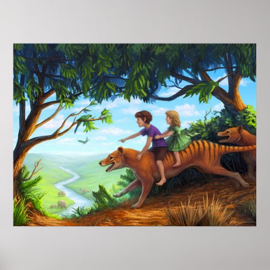 Im Tal der Megafauna Poster (Vorne)