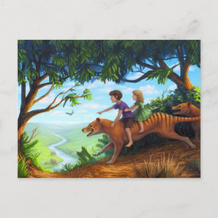 Im Tal der Megafauna Postkarte