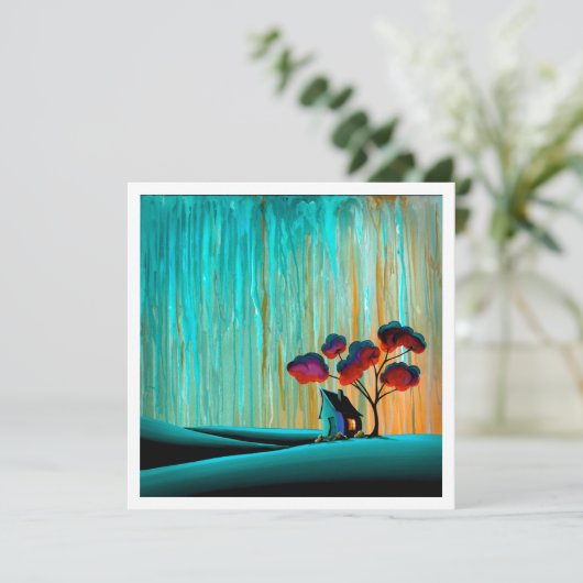 Im Tal - Mini-Druck (Stehend Vorderseite)