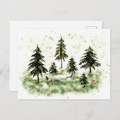 Im Tannenwald Ankündigungspostkarte (Vorne/Hinten)