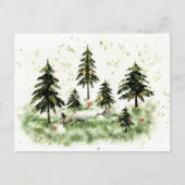 Im Tannenwald Ankündigungspostkarte (Vorderseite)