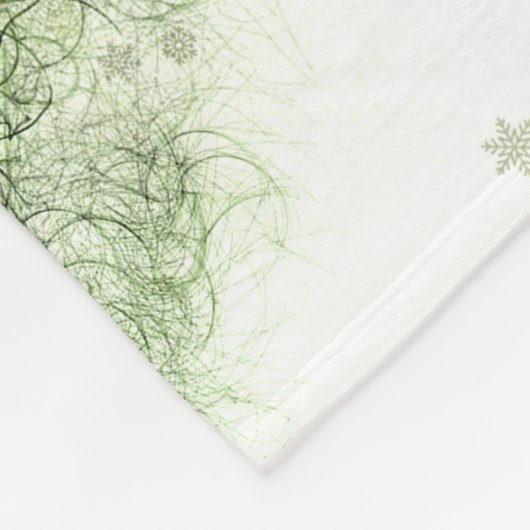 Im Tannenwald Fleecedecke (Ecke)