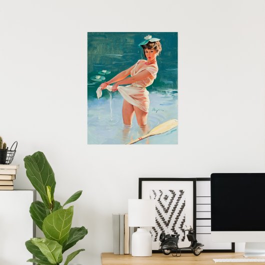 Im Teich-Button oben Poster (Heimbüro)