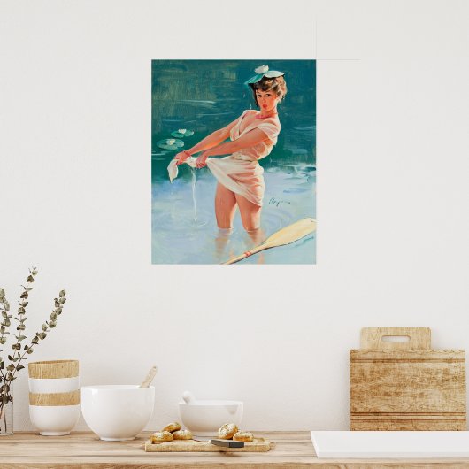 Im Teich-Button oben Poster (Küche)