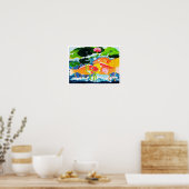 Im Teich Poster (Küche)