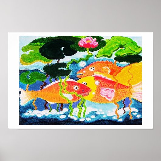 Im Teich Poster (Vorne)