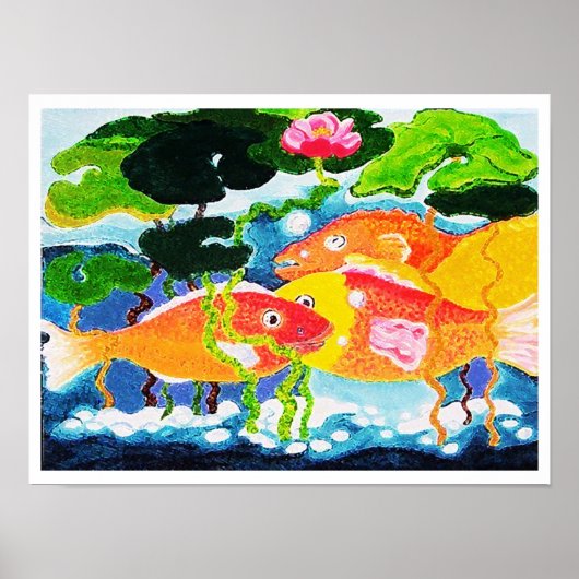 Im Teich Poster (Vorne)
