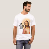 I'm Telling Dad - Funny Jesus Meme T-Shirt (Vorne ganz)