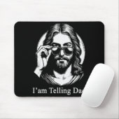 I'm Telling Dad Jesus Sungles Faith Humor Mousepad (Mit Mouse)