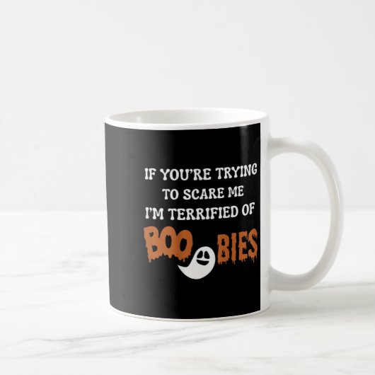 I'm Terrified Of Ies, Halloween Funny I'm Ed Kaffeetasse (Rechts)