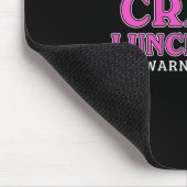 Im That Crazy Lunch Lady School Cafeteria Worker F Mousepad (Ecke)