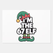 Im The 67 Elf Six Seven Elf Meme Christmas  Geschenkpapier Set (Vorderseite 2)