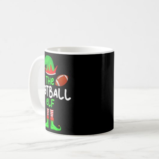 I'm The American Football Elf Christmas Matching P Kaffeetasse (Vorderseite Links)