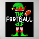 I'm The American Football Elf Christmas Matching P Poster (Vorne)