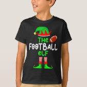 I'm The American Football Elf Christmas Matching P T-Shirt (Vorderseite)