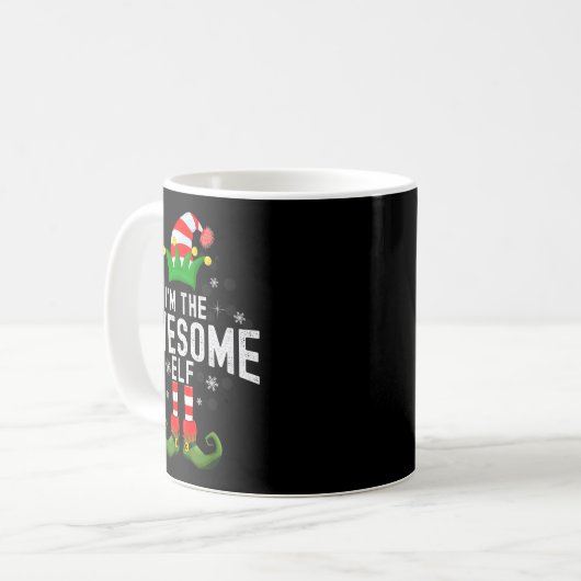 I'm The Awesome Elf Christmas Family Pjs Costume Kaffeetasse (Vorderseite Links)