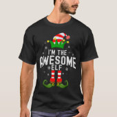 I'm The Awesome Elf Christmas Family Pjs Costume T-Shirt (Vorderseite)