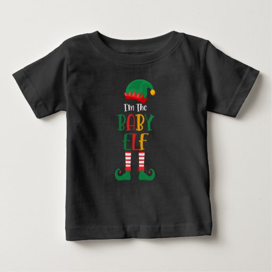 Im The Baby Elf passt Weihnachten zusammen Baby T-shirt (Vorderseite)
