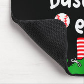 I'm The Baseball Elf Christmas Family Matching Paj Mousepad (Ecke)