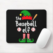 I'm The Baseball Elf Christmas Family Matching Paj Mousepad (Mit Mouse)