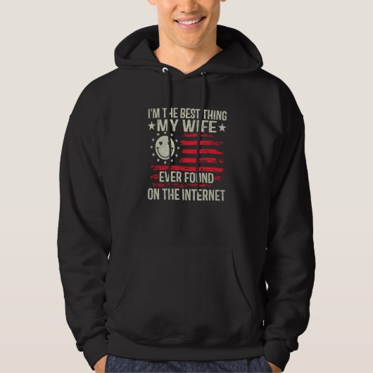 Im The Best Thing My Wife Ever Found On The Intern Hoodie (Vorderseite)