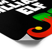 I'm The Billiard Elf Family Pajama Christmas Funny Poster (Ecke)