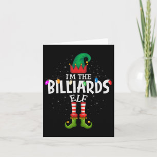 Im the Billiards Matching Christmas Family Karte
