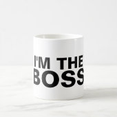 I'm the boss kaffeetasse (Mittel)