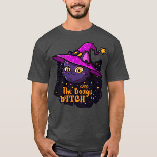 Im The Bougie Hexe Cat Horror Halloween Toon Creme T-Shirt