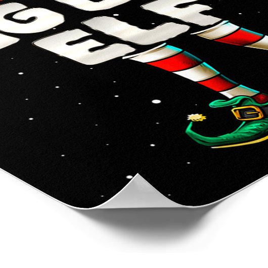 I'm The Brother Elf Family Matching Group Christma Poster (Ecke)