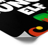 Im The Bunco Elf Family Pajama Christmas Funny Bu Poster (Ecke)