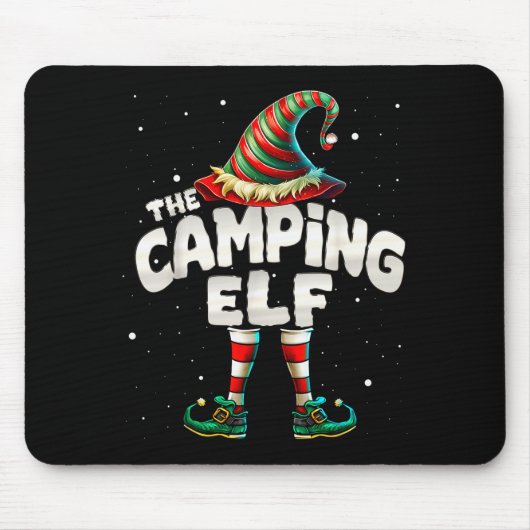 I'm The Camng Elf Family Matching Group Christmas  Mousepad (Vorne)