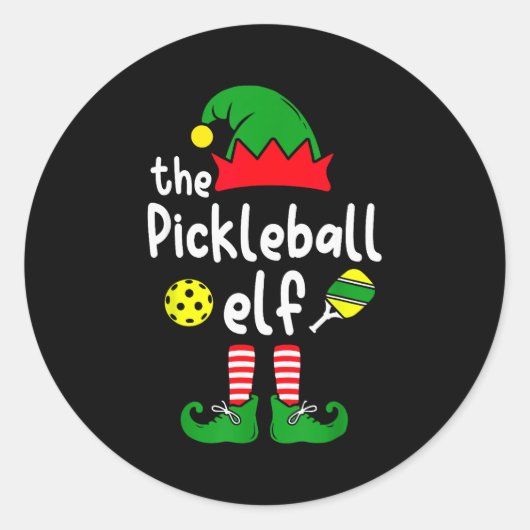 I'm The Ckle Ball Elf Christmas Family Matching Pa Runder Aufkleber (Vorderseite)