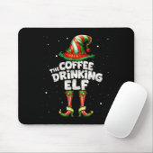 I'm The Coffee Drinking Elf Family Matching Group Mousepad (Mit Mouse)