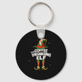 I'm The Coffee Drinking Elf Family Matching Group Schlüsselanhänger (Vorderseite)