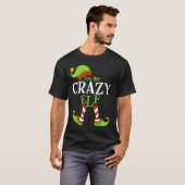 I'm The CRAZY Elf Family Group Matching PJ Christm T-Shirt (Vorne ganz)
