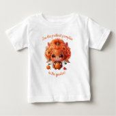 I'm the cutest Thanksgiving pumpkin! Baby T-shirt (Vorderseite)