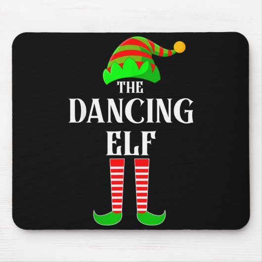 I'm The Dancing Elf Family Matching Costume Christ Mousepad (Vorne)