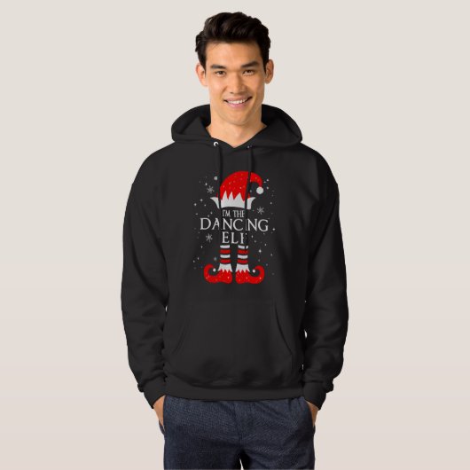 I'm The Dancing Elf Matching Funny Christmas Famil Hoodie (Vorne ganz)