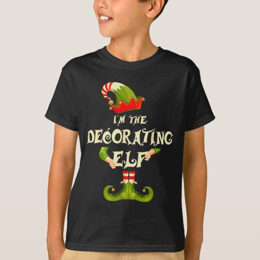 I'm The Decorating Elf Shirt Women Christmas Pajam (Vorderseite)