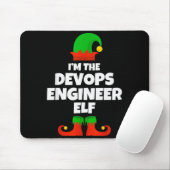 I'm The Devops Engineer Elf Family Pajama Christma Mousepad (Mit Mouse)